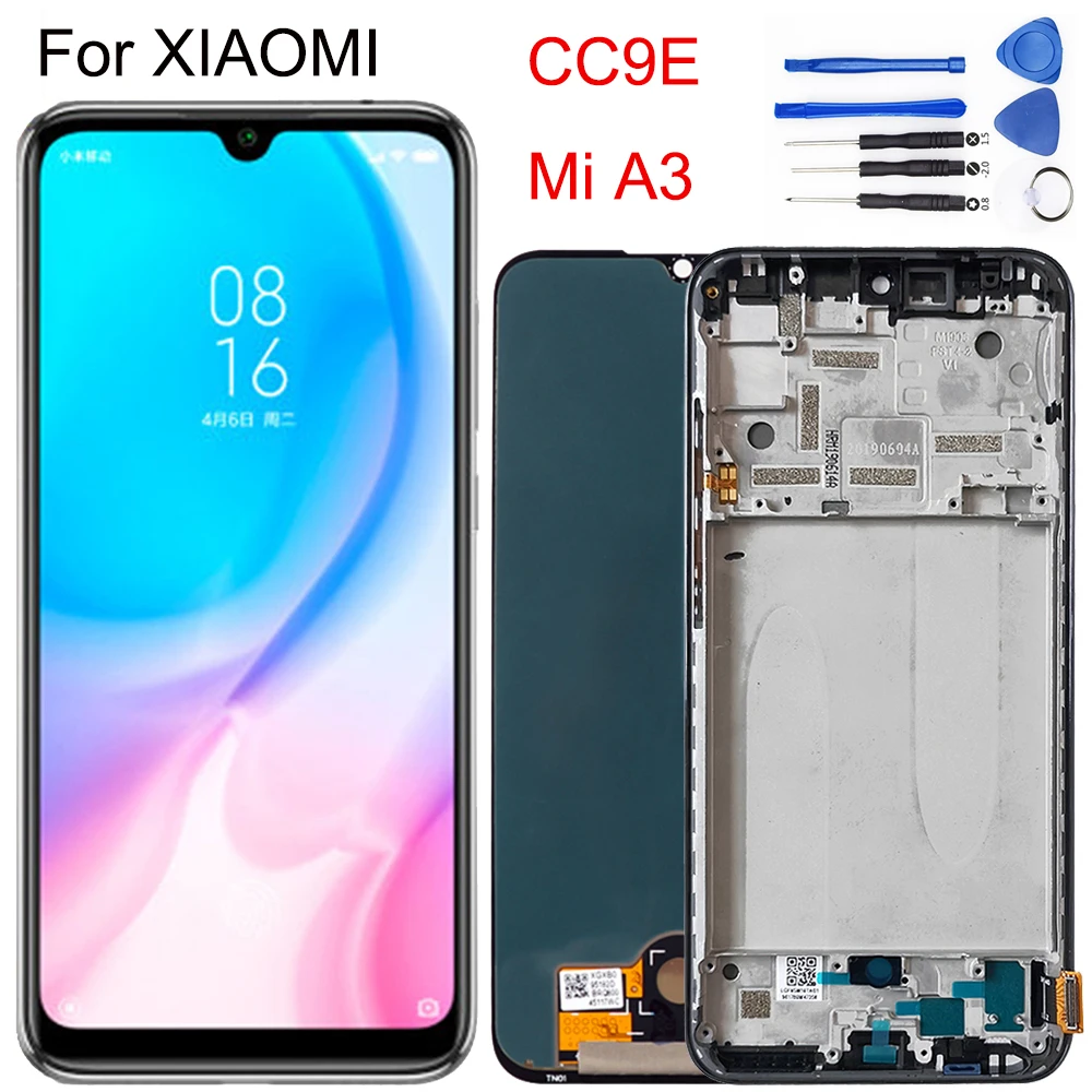 

Сенсорный экран Fixparts для Xiaomi Mi A3 с рамкой в сборе