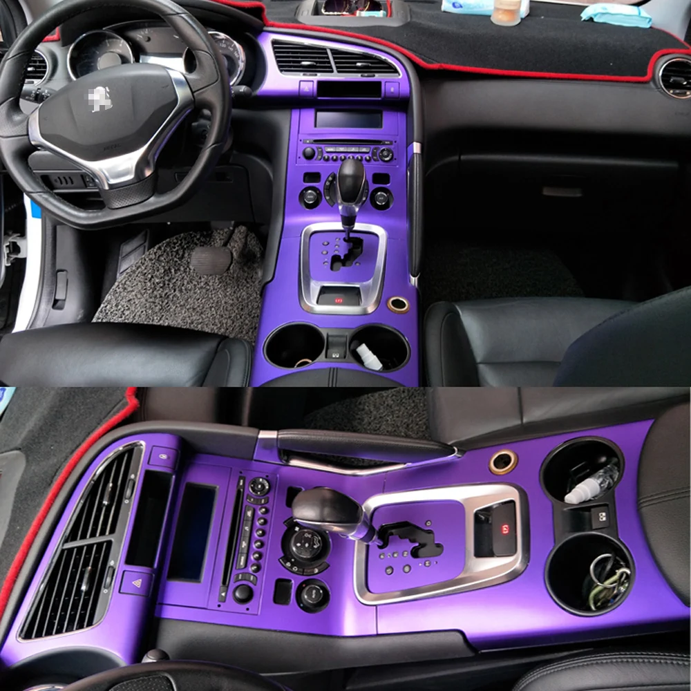 

For Peugeot 3008 2013-2018 Self Adhesive Car Stickers Carbon Fiber Vinyl Car stickers and Decals Car Styling Accessories