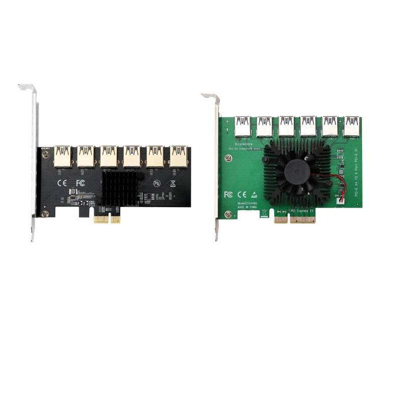 

Не деформированная плата PCB PCI-E 1X шина порт 1 до 6 USB Райзер карты добавочная карта 6 xusb 3,0 порт s электронные аксессуары