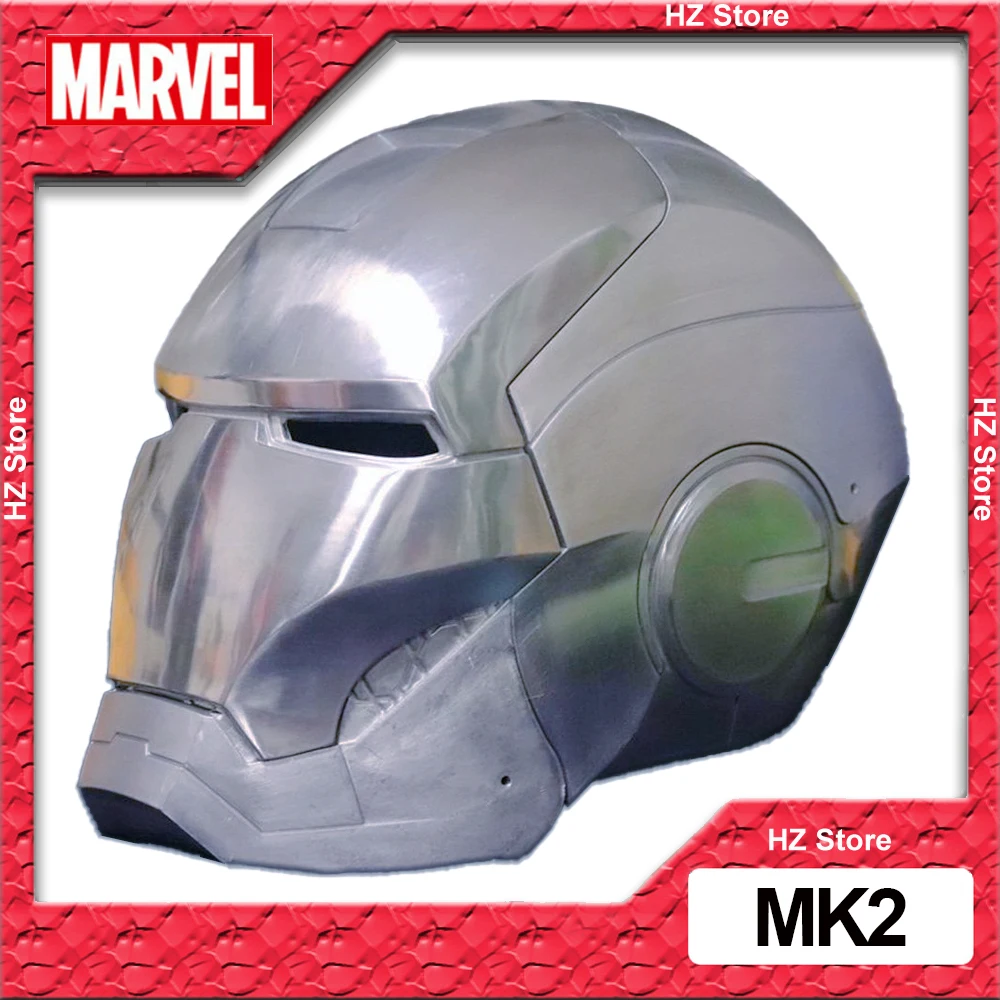 Man Helmet Mk2 1:1 Diy Wearable Ironman Manual Control Halloween Cosplay Mask With Mini Helmets For Birthday Gift