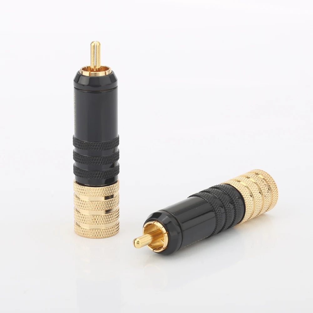 

4 шт., Коннекторы RCA для кабелей