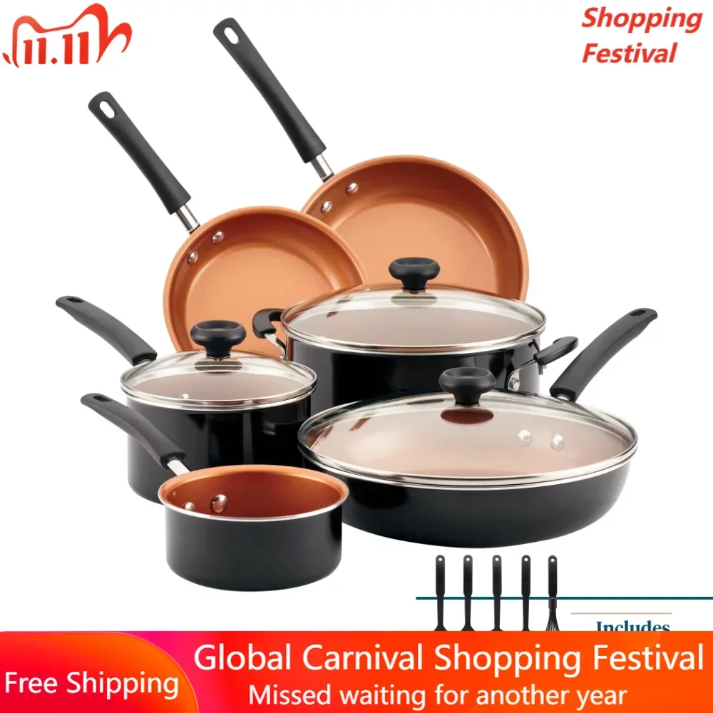

Cookware Kits Free Shipping Non-stick Cookware for Kitchen Gadgets Set of Kitchen Pots Sets for Cooking Pot Saucepan Nonstick