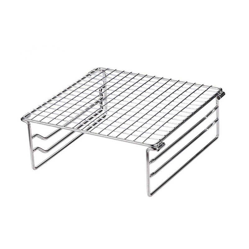 

Складная уличная мини-сетка для гриля, гриля, барбекю, сетчатая стойка с плитой для кемпинга