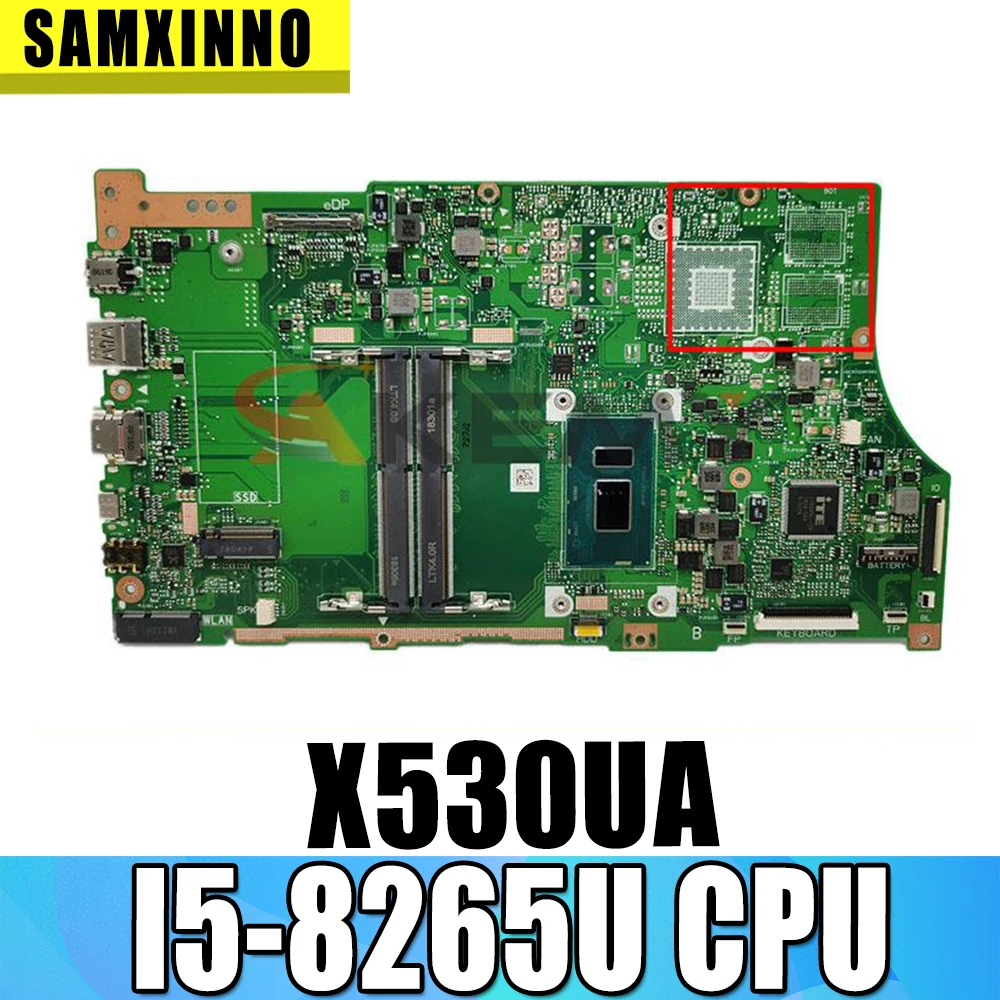 

For ASUS VivoBook S15 S530U S530UA X530U X530UA X530UN laptop motherboard mainboard W/ I5-8265U CPU GM X530UA original mainboard