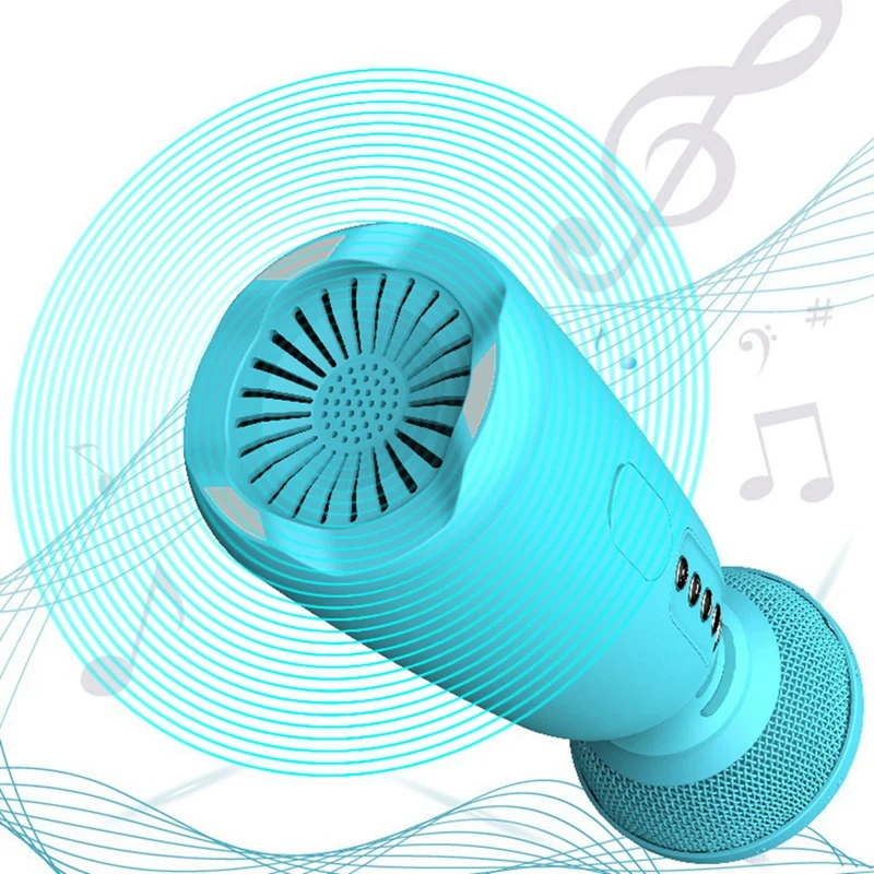 Bluetooth-микрофон для караоке детский ручной микрофон встроенный |