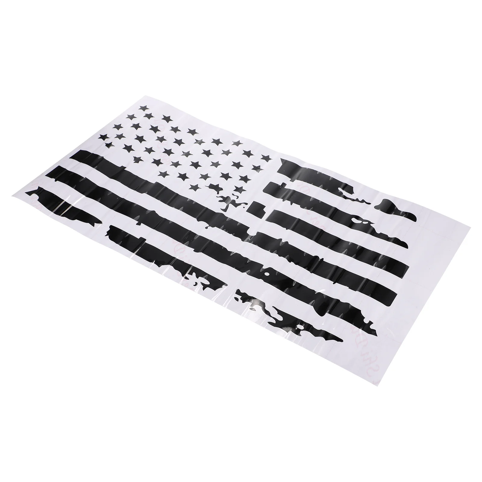 

1 Sheet Self-adhesive American Flag Car Sticker Creative PVC Car Body Decals