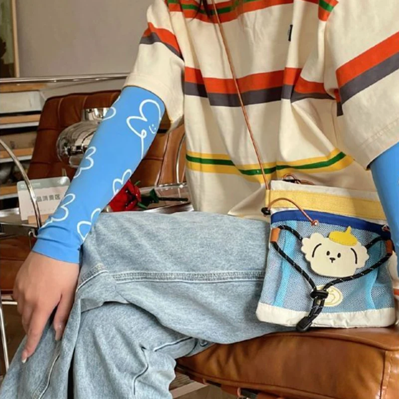 Фото Модные миниатюрные сумки на плечо в стиле пэчворк контрастных цветов, модная повседневная женская сумочка Y2k для сотового телефона, корейские шикарные кавайные сумки через плечо №3