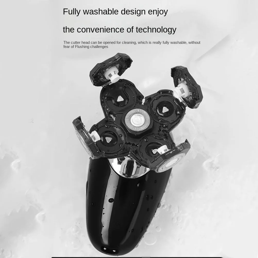 Электрическая бритва для мужчин лысины светодиодный дисплей триммер волос в