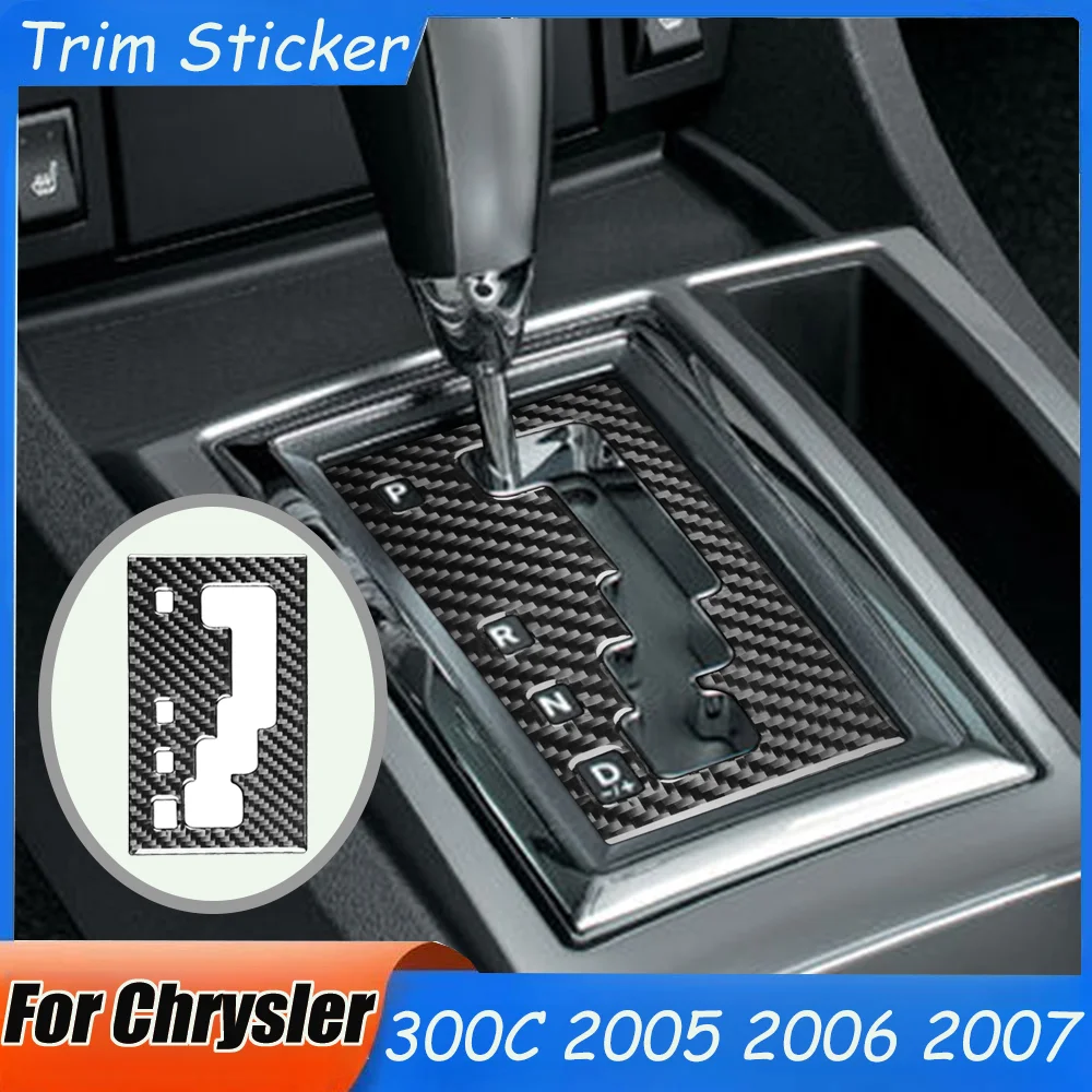 Подходит для Chrysler 300C 2005-2007 автомобильная панель переключения передач наклейка из