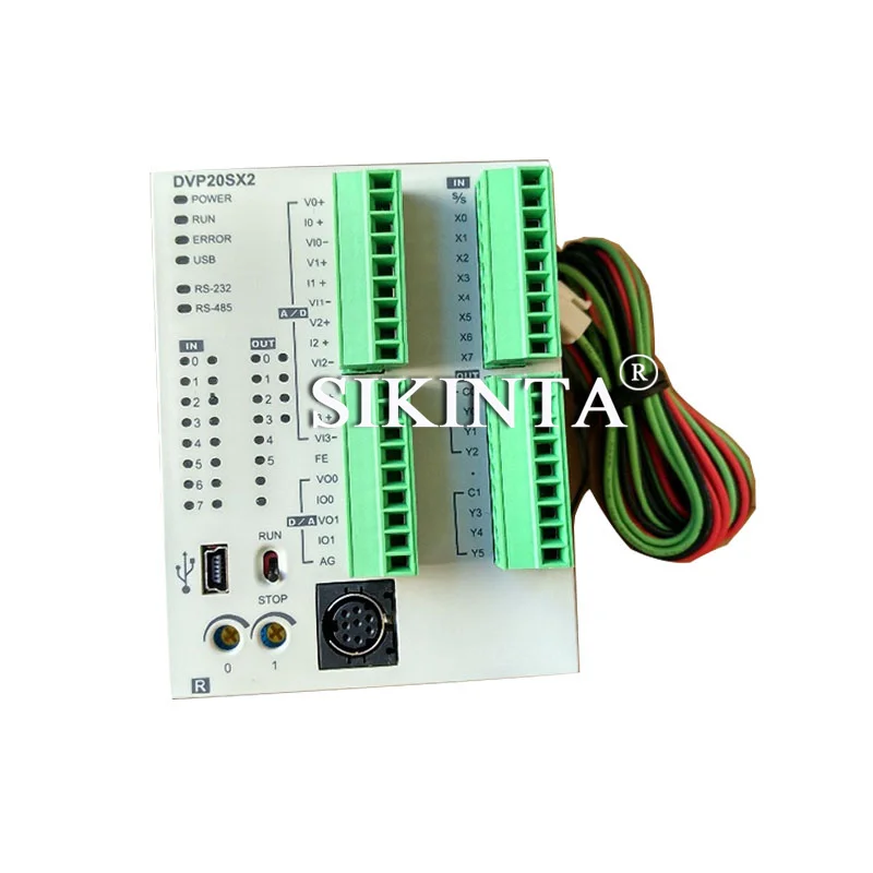 

In Stock DVP-SX2 Series New PLC Module DVP20SX211R DVP20SX211T DVP20SX211S Programmable Controller CPU Module