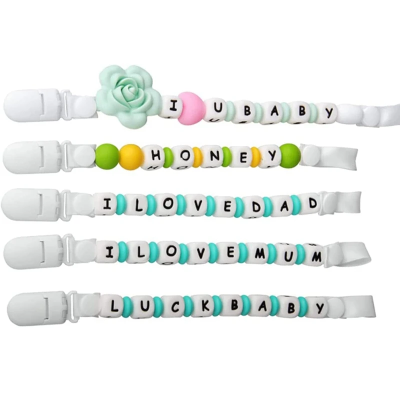 Teething Rubber Round Bead 12Mm For Keychain Making Clips Kit For Necklace Bracelet Beads