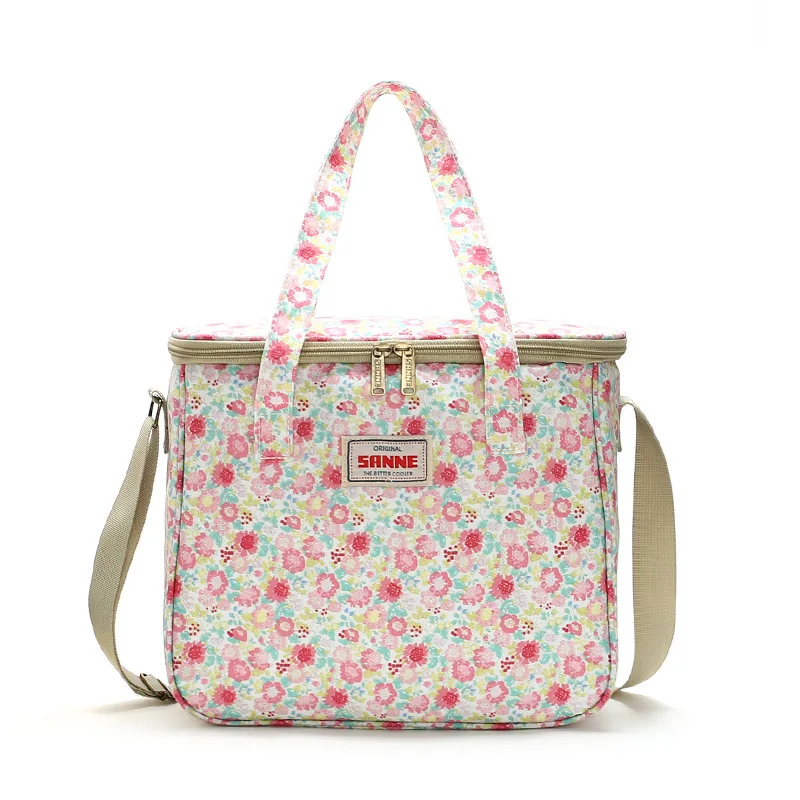 

11L Printed Outdoor Lunch Box Bag for Women Insulation Pack Portable Picnic Bag Travel Food Storage Bento Lunch Bag for Kids Men