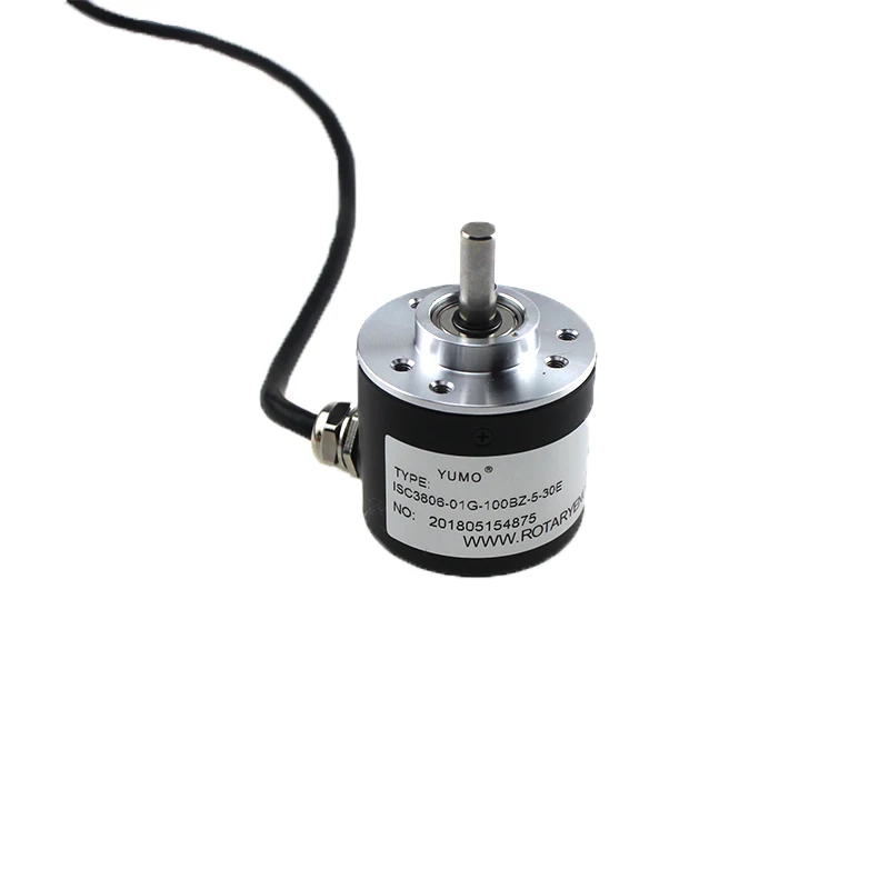 

YUMO ISC3806-01G-100BZ-5-30E Solid-Shaft Incremental Rotary Encoder