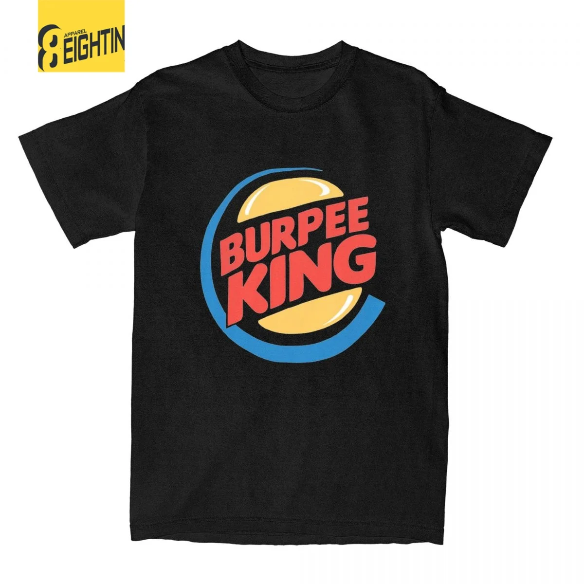

Burpee King T-shirt Funny Birthday Gift For Boyfriend Husband Dad Men Summer Short Sleeve Cotton Crossfit Workout T Shirts