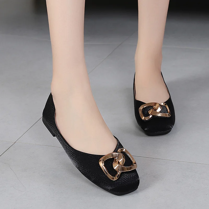 New Arrival Size 44 Slip On High Quality Ladies Shoes Pumps Women's Flats