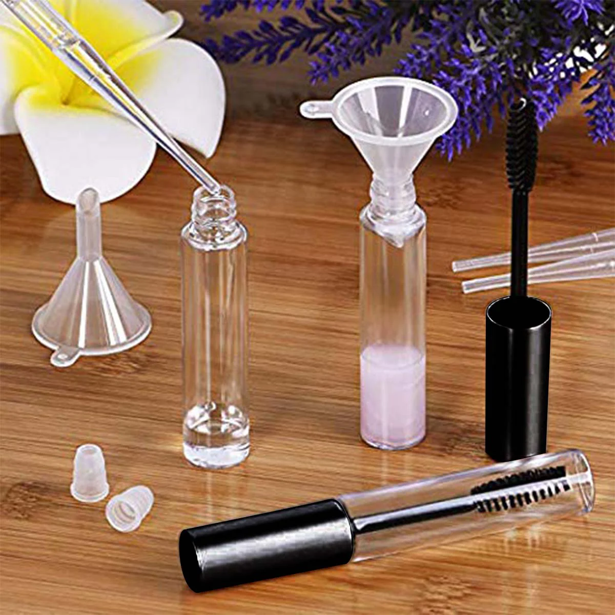 Пустая тушь для ресниц Заполняемая туба крема и палочка масла |