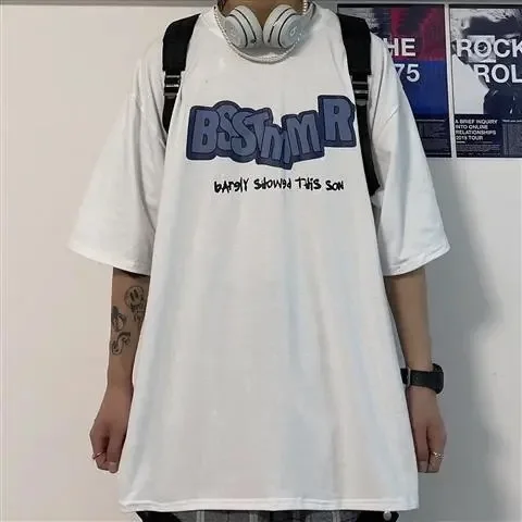 

Oversized T Shirt Summer Women T-shirt Japanese Anime T Shirt Unisex Short Sleeve Female T-shirts Kawaii Top Tees Female Clothes