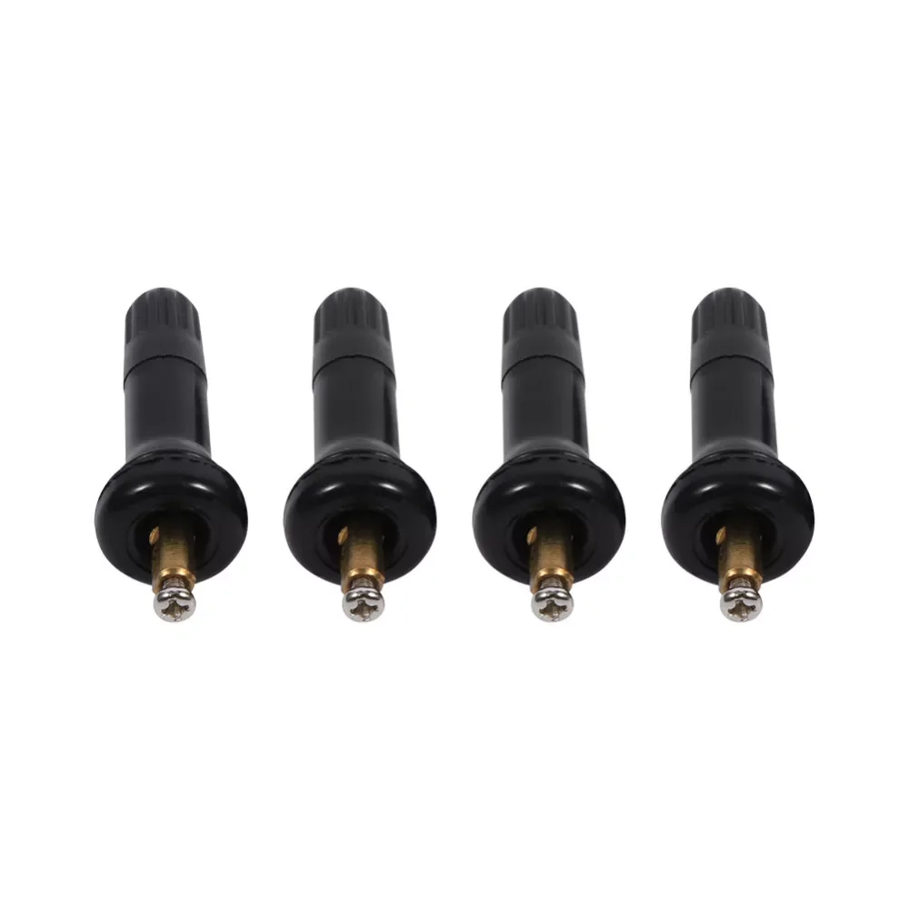 

new 4Pcs TPMS Tire Pressure Monitoring System Anti-explosion Snap In Tire Valve Stems Rubber & Pure Copper