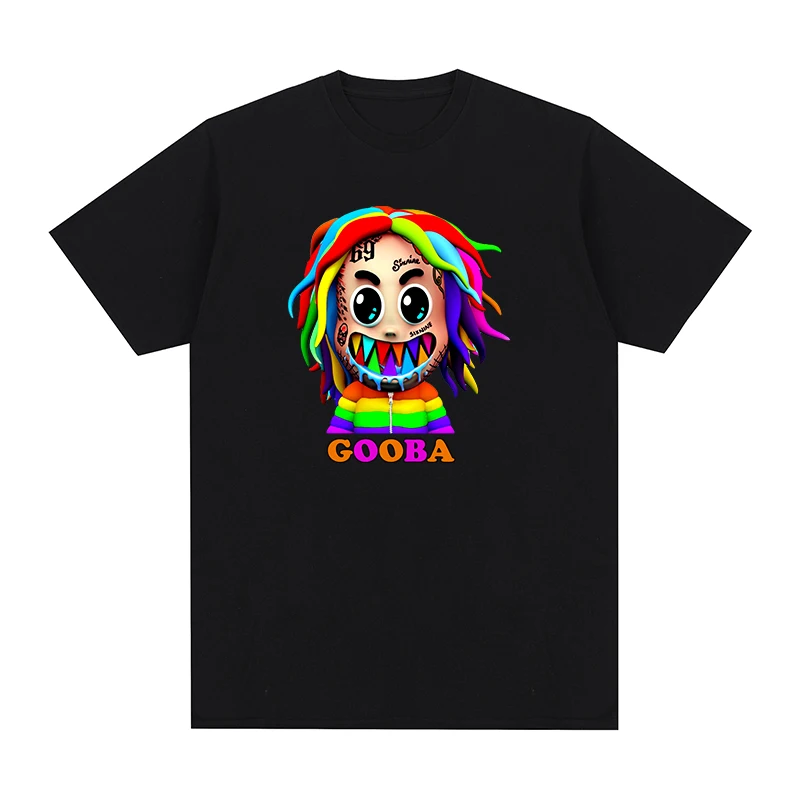 

6ix9ine Gooba Hip Hop T-shirt Rapper T Shirt Cotton Men New TEE TSHIRT Womens Tops