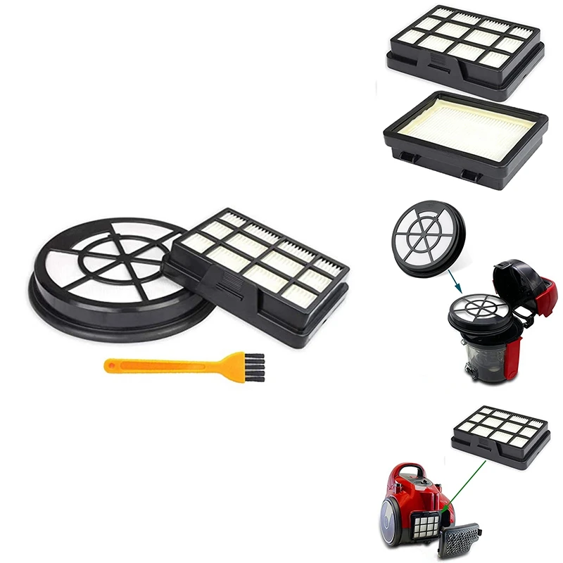 Набор HEPA-фильтров для Amazon Basics цилиндрический пылесос Женский B071VNCNLF BGS05AAA1 BGS05AAA2