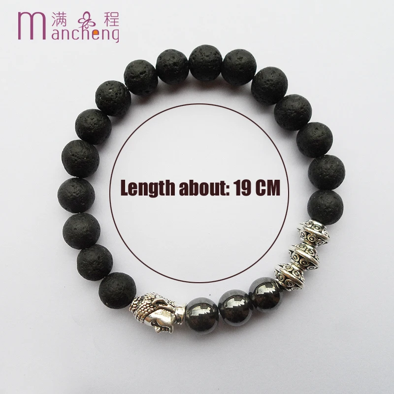 Официальные винтажные браслеты Tiki Website мужские древние 8 мм вулканическая йога