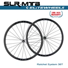 ELITEWHEELS 27,5 er SLR MTB углеродная колесная система с капюшоном Асимметричная XC 28x24 мм храповая система 36T ступица для горного велосипеда