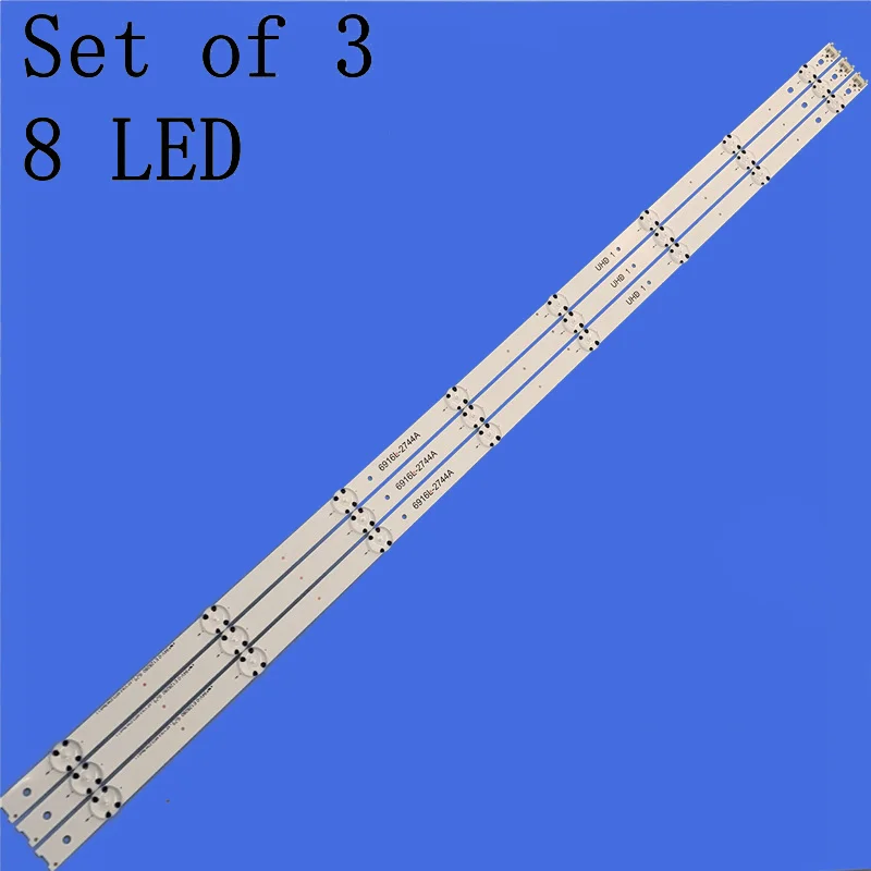 

Светодиодная подсветка LED s для LG 43 8 "TV 43UH610A 43UH610T 43UH620V 43UH603V 43VH6100 6916L-2744A V16.5 ART3 LC430DGE FJ M2 43lh590v