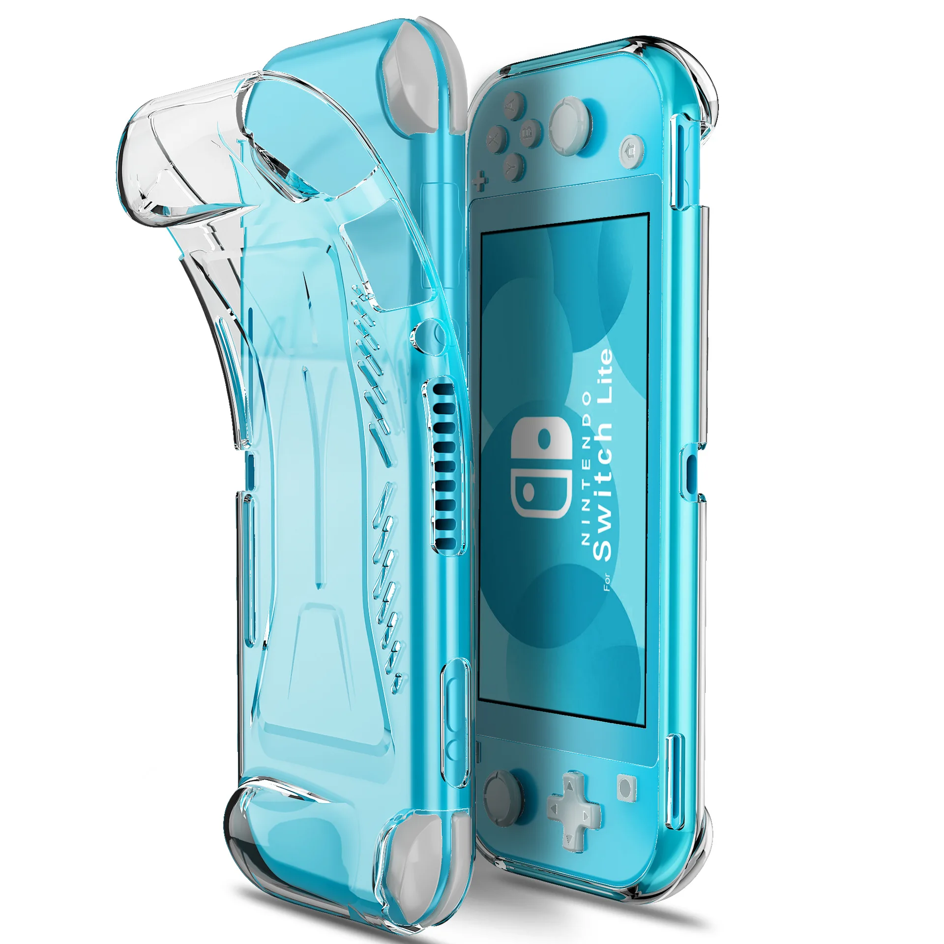 

Новый защитный чехол для игровой консоли Nintendo Switch Lite, прозрачный защитный чехол из ТПУ с защитой от падения