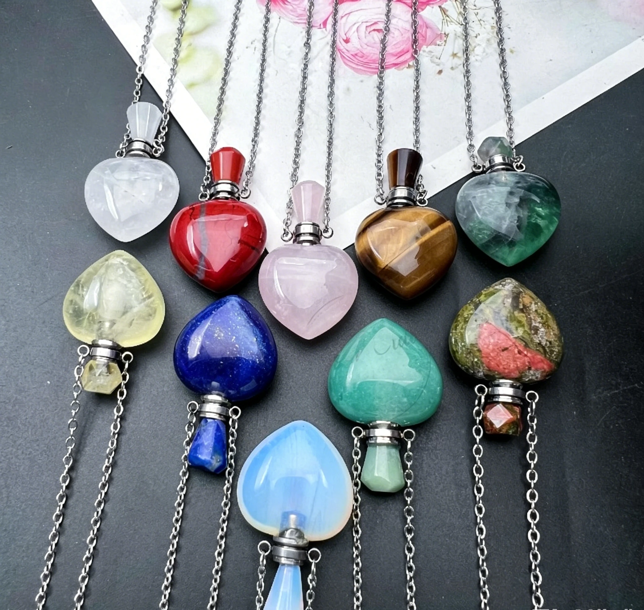 Кулон-урна для праха питомца S17 Heart Crystal: ювелирное украшение для хранения шерсти и праха собак и кошек, памятный подарок (art.: 3920db9841b7e) - 3920db9841b7e