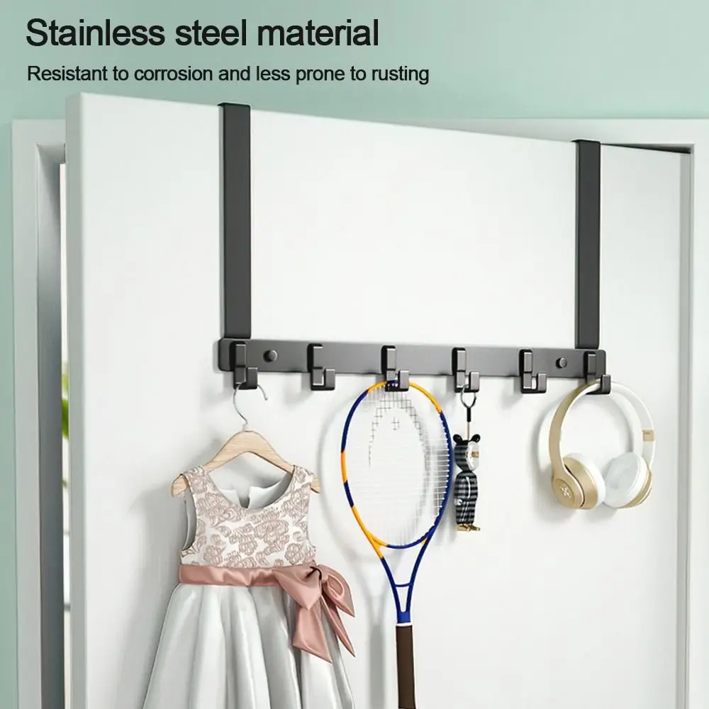 Вешалка для одежды шляпы полотенец 6 крючков