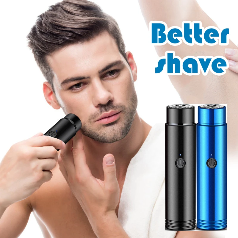 New Mini Electric Shaver Long-Lasting Battery Life Portable Car Rechargeable Razor Travel Car Mini Shaver Lady Hair Removal