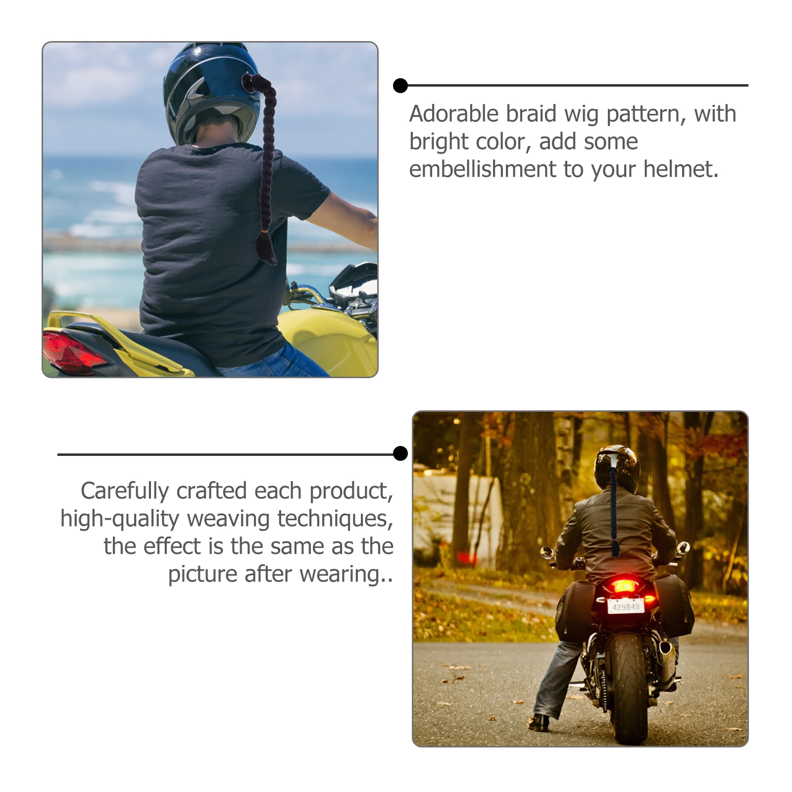 Аксессуары для мотоциклов женщин плетеные украшения велосипеда розовые