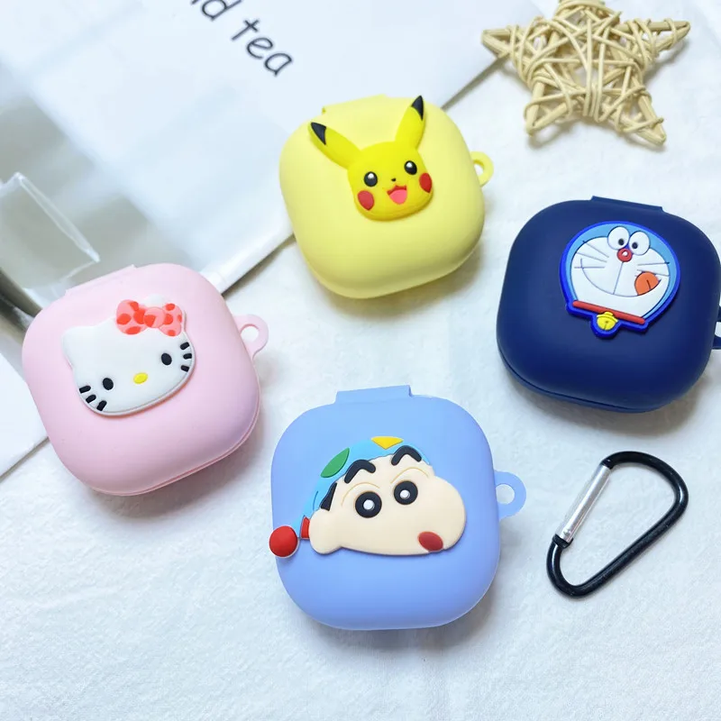 Мультяшный чехол для наушников Bandai Samsung Galaxy Buds Live /Pro/2 силиконовый защитный