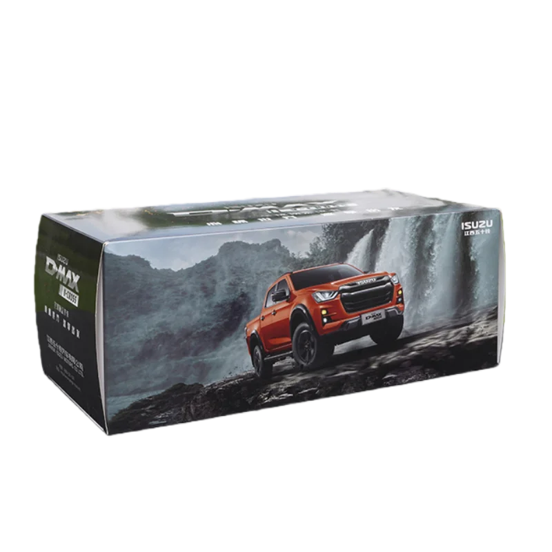 Фото Масштабная модель автомобиля ISUZU D-MAX из сплава, 1/18, 2023 год, пикап ISUZU, игрушечная машинка, MAXUS T90, подарочная оригинальная коробка №5
