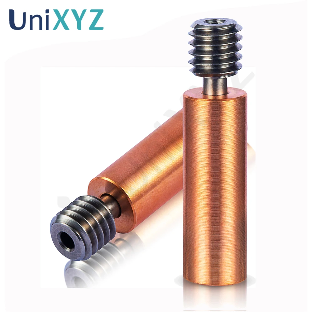 

CR10 Upgrade Copper+Titanium Alloy Throat Tube Bimetal Heatbreak Compatible with Creality CR10 Ender 3 V2 PRO Ender 5 CS3 S4 S5