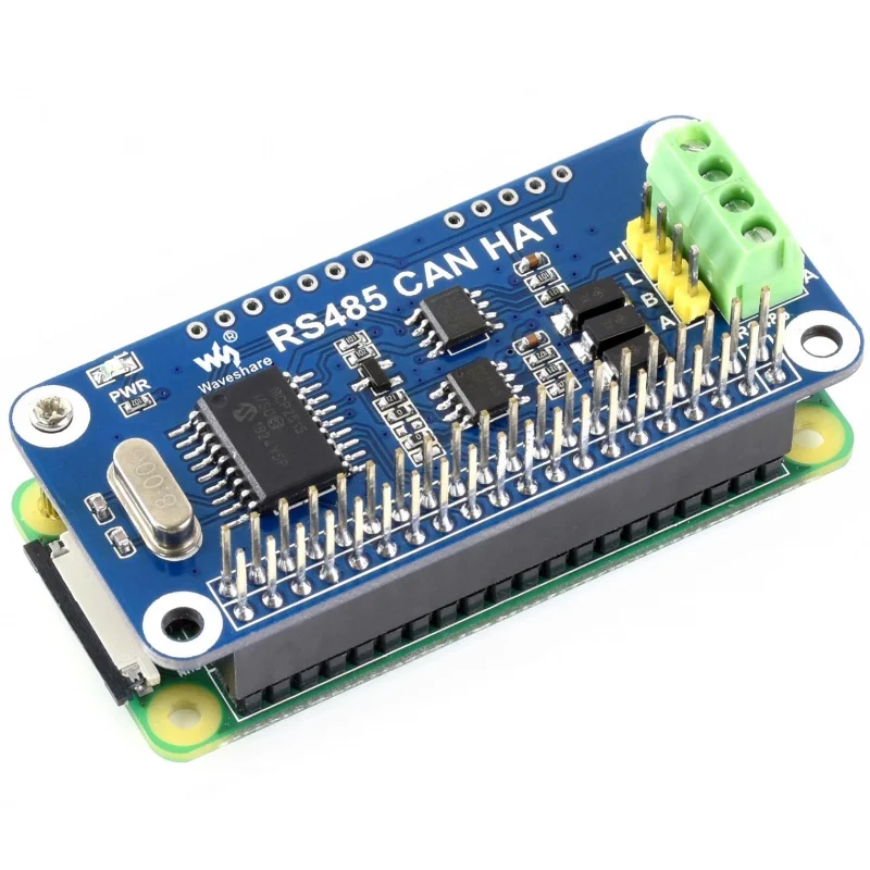 Фото Плата расширения Waveshare RS485 CAN HAT SN65HVD230 для приемопередатчика Raspberry Pi №1