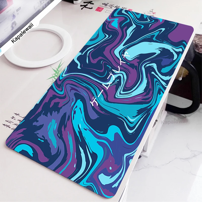 

Blue Strata Liquid Gaming Mouse Pad Large Mouse Pad Gamer Mouse Mat Computer Mousepad Rubber Mause Pad Keyboard Desk Play Mats