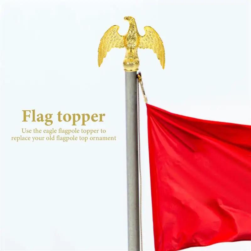 Нежный флагшток в форме орла верхнее украшение наружный торцевой орнамент