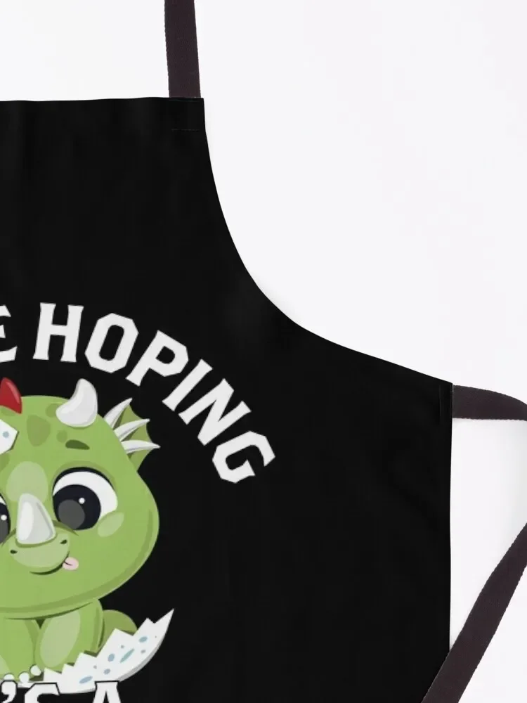 Мы hoping his a Dragon Baby Объявление Забавная идея подарка для беременности Фартук