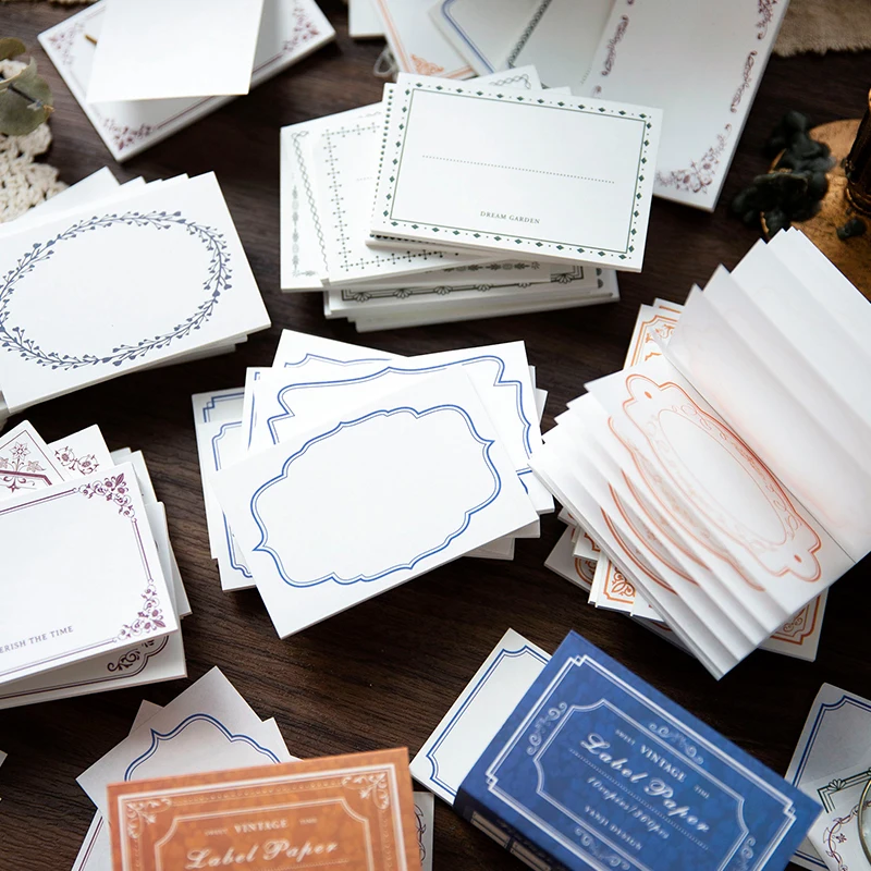 

360Pcs Vintage Minimalist Style Note Book Office Accessories Memo Pad School Stationery Supplies Writing DIY Bookmark To Do List