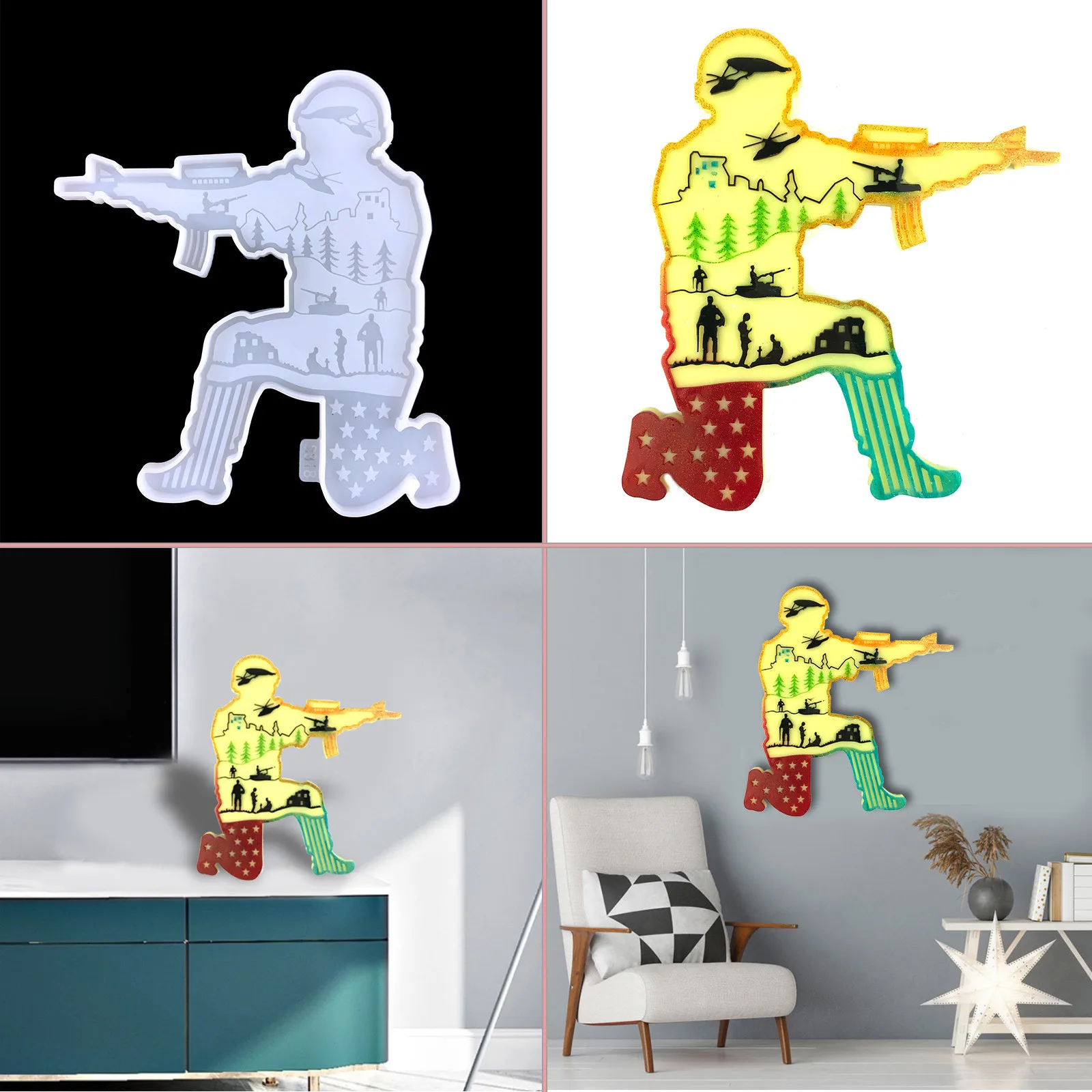 Американский День Независимости подвеска-солдат настольное украшение