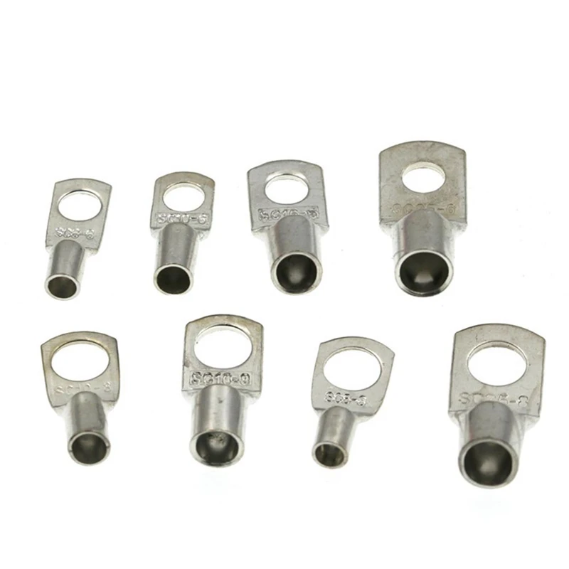 Большая сделка 60 шт. отверстие для болтов луженые медные кабельные наконечники