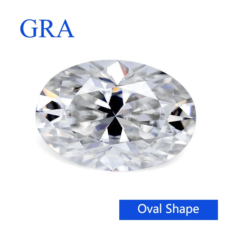 

Редкий Овальный овальный камень Муассанит, Свободный Камень 0,1-10 карат, лабораторный Выращенный супербелый Сертифицированный Овальный Муассанит, алмаз