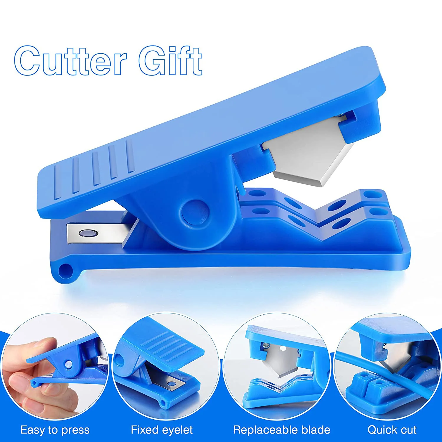1 Pcs Pipe Hose Cutter Portable Hand Cut Tool for Cutting PU/PE Water Purifier Filter Nylon Plastic PTFE Tube Tracheal Scissors