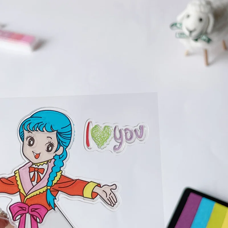 Рисунок 3 - Цветные Резиновые Марки в оплетке для девочек