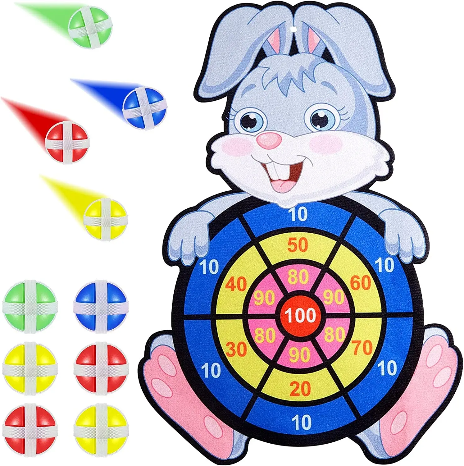 

Montessori Toy Cartoon Animal Dart Board For Kids Boys Girls Fun Target Sticky Ball Throwing Games Educational Toys For Children