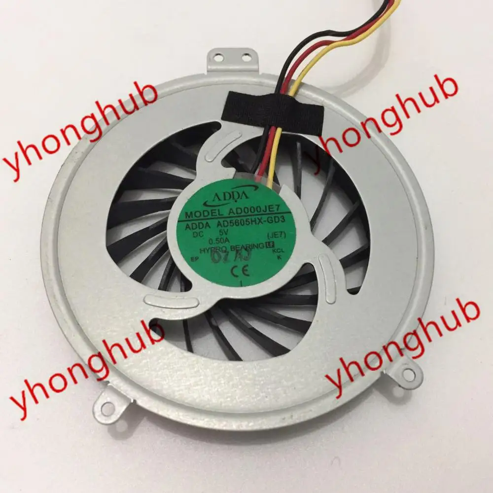 Охлаждающий вентилятор для сервера ADDA AD000JE7 AD5605HX-GD3 AD05605HX09G300 DC 5V 0.50A