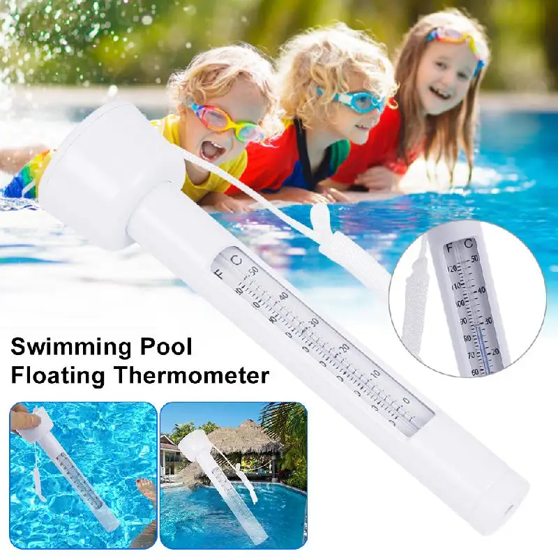 

Swimming Pool Floating Thermometer High Precision Temperature Monitor for Indoor Outdoor Pools Spa Hot Tub Aquarium Fish Ponds