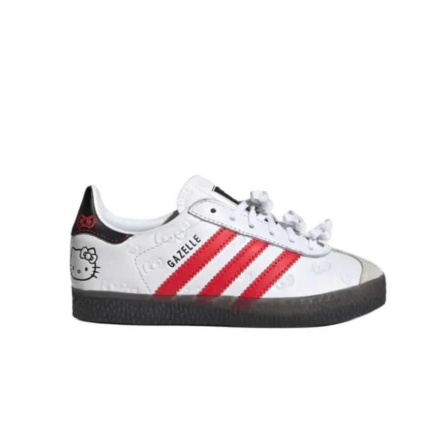 Hello Kitty x adidas originals GAZELLE Стильные и универсальные детские кроссовки с
