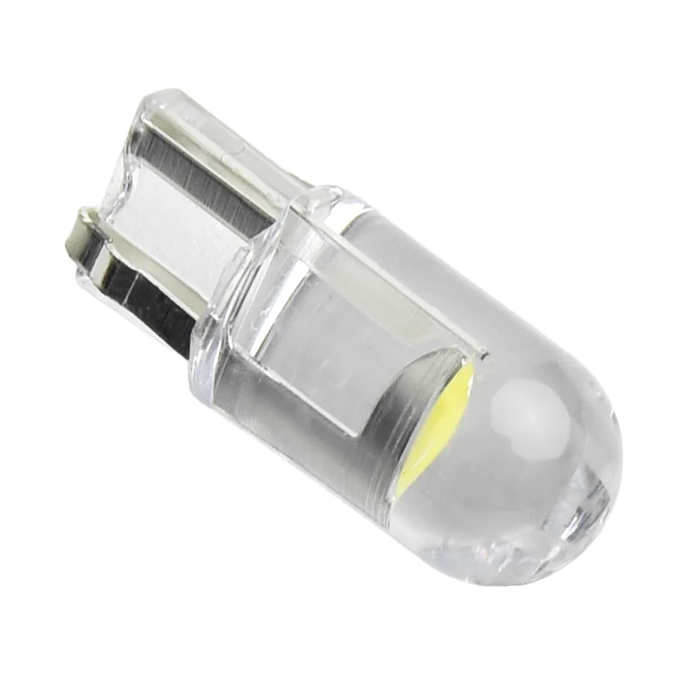 

20 шт., светодиодные лампы T10 W5W COB 6000K
